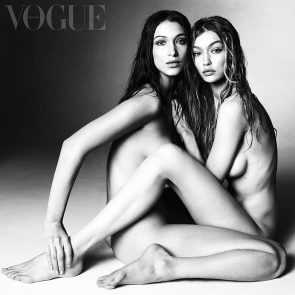 gigi hadid naked with bella