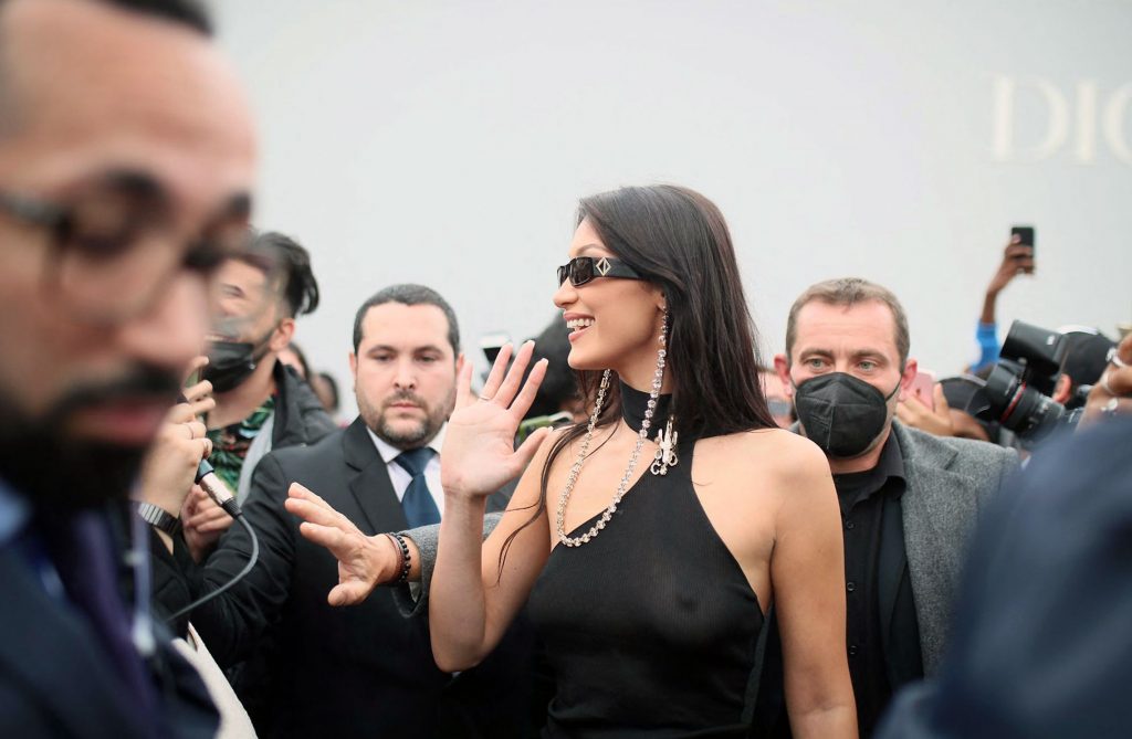 Bella Hadid nipples