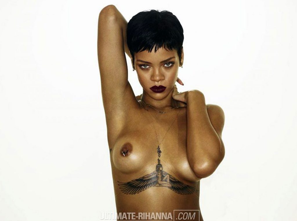 Rihanna nipples